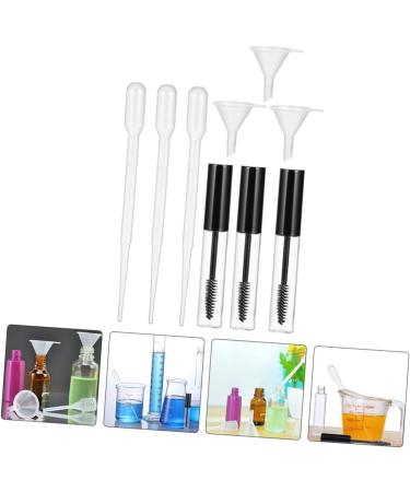 Mikinona 9 Set Empty Mascara Bottle Liquid Tube Bottle Mascara Bottles Empty Lip Balm Bottles Abs Transparent - Buy Online on SooperMarket.com