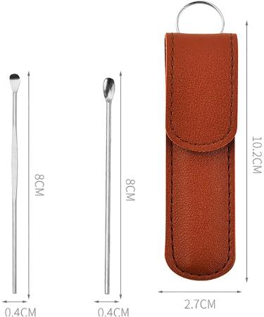 HEIMEABI Spring Earwax Cleaner Tool Set - 6-in-1 Ear Pick Kit for Ear Wax Removal - Reusable Mini Spatula - Yellow One Size - Buy Online on SooperMarket.com