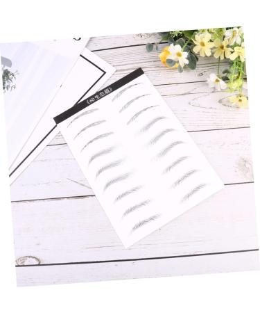 Mikinona 2 Pairs Stickers Realistic Waterproof Imitation Eyebrows Cosmetic Modify The Lazy Woman 1 count (Pack of 1) Black 003 - Buy Online on SooperMarket.com