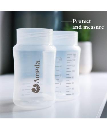 Ameda MYA Breast Pump Parts Replacement Bottles - 2 Count, Bottles ONLY - Buy Online on SooperMarket.com
