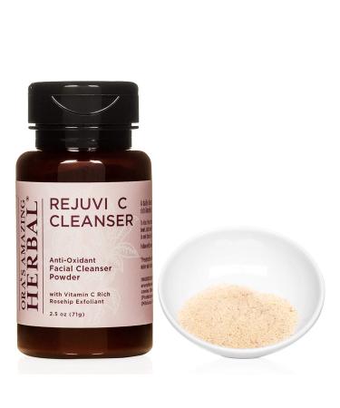 Ora's Amazing Herbal Rejuvi C Powder Face Cleanser - Organic Soap-Free Exfoliating Powder with Rosehip Seed Hibiscus & Frankincense - Travel/Trial Size - International Shipping Available - Buy Online on SooperMarket.com
