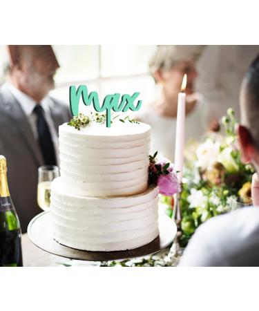 Custom Wooden & Acrylic Cake Toppers - High-Quality Engraving 10-25 cm - Perfect Cake Decoration - Buy Online on SooperMarket.com