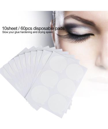 60 Pieces Eyelash Extension Eye Pads & Qkiss PWRIP Glue Holder Pallet | Premium Eyelash Extension Accessories - Buy Online on SooperMarket.com