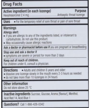 Strepsils Fast and Effective Relief for Sore Throat Lozenges Black Current 36 count - Buy Online on SooperMarket.com