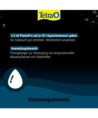 Tetra PlantaPro Liquid Plant Fertilizer 250ml - Essential Trace Elements & Vitamins for Thriving Aquarium Plants | Weekly Application - Buy Online on SooperMarket.com