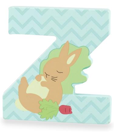 Peter Rabbit Wooden Letter Z by Orange Tree Toys - Personalized Alphabet Animal for Baby Nursery Decor - Buy Online on SooperMarket.com