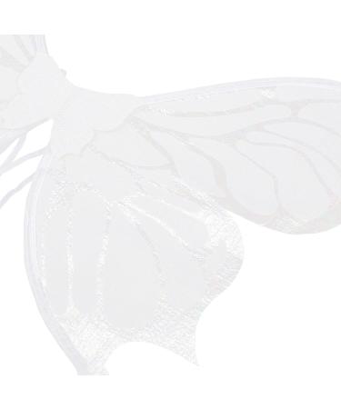 ibasenice Girls Wings Fairy Wings Butterfly Wing Dress Up Butterfly Wing Prop Elegant Style Butterfly Wing White - Buy Online on SooperMarket.com