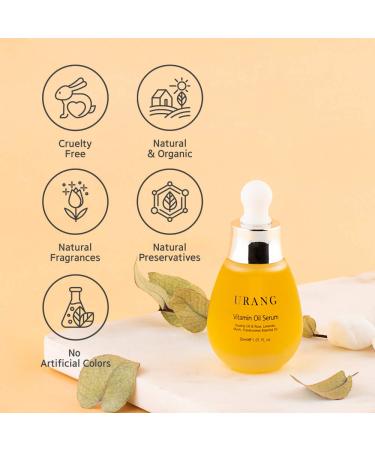 Vitamin Oil Serum - Cosmos Organic Certified | Rosehip Oil Lavender Essential Oil | Replenish Vibrancy & Elasticity | Natural Skin Care | 1.01 Fl oz - Buy Online on SooperMarket.com