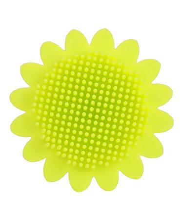 Baby Bath Brush Evenly Distributed Skin-Friendly And Comfortable Baby Silicone Bath Brush Materials Soft Silicone Child Education(green)