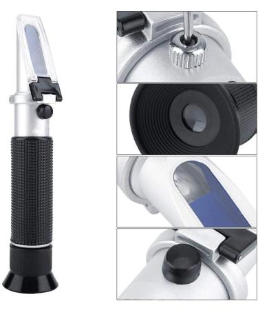 Joyzan Salinometer Salinity Refractometer Handheld Salt Level Analyzer 0 100% Reader with Digital Display Checker Accurate Measurement Readings for Aquariums Aquatic Environments Pools Testing Tool - Buy Online on SooperMarket.com