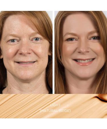 Emani HydraWear PLUS Foundation with Niacinamide 2% Hyaluronic Acid | Full HD Coverage, Acne Safe, Firming and Anti-Aging | Natural Beige (Light) - Buy Online on SooperMarket.com