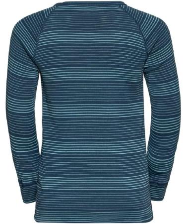 Buy Odlo Unisex Kids Long Active Warm Eco Set 116 - Reef Waters Blue Wing Teal | International Shipping Available - Buy Online on SooperMarket.com