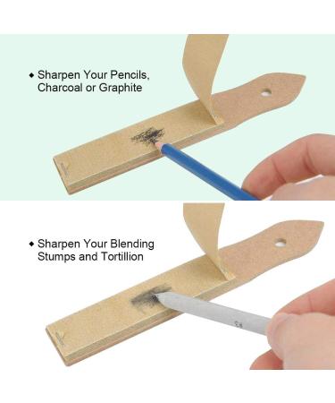 LEOBRO 11-Piece Artist Blending Stump and Tortillion Set with Sandpaper Pencil Sharpener - Ideal for Student Sketch Drawing - Buy Online on SooperMarket.com