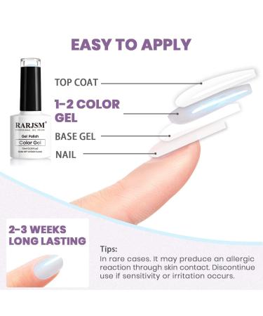 RARJSM Pearl Glitter Drawing Gel Polish | Shimmer Mermaid Nail Gel for Salon & DIY | Soak Off UV Gel US171 - Buy Online on SooperMarket.com