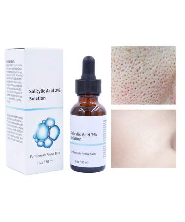 Luxsea Salicylic Acid 2% Serum for Clearer Skin - Shrinks Pores, Treats Rosacea, Blackheads, and Acne - Gentle Exfoliating Hyaluronic Acid Formula - Buy Online on SooperMarket.com