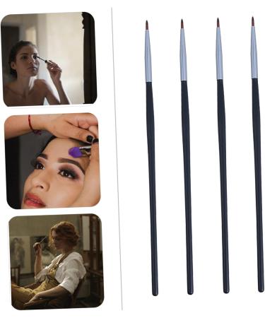 Mikinona 12 pcs fine eyeliner brush eyeshadow applicators Cosmetic Eye Wand Girls Eyeliner Brush suite travel 18X0.4X0.4CMx3pcs Blackx3pcs - Buy Online on SooperMarket.com