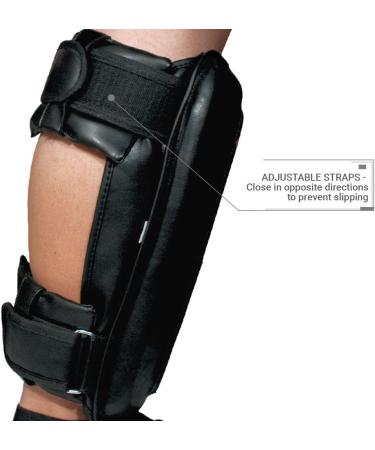 Revgear Defender Gel Heavy Hitter Shin Guards - Extra Comfort & Protection - Pre-Curved Design - Large Size - Buy Online on SooperMarket.com