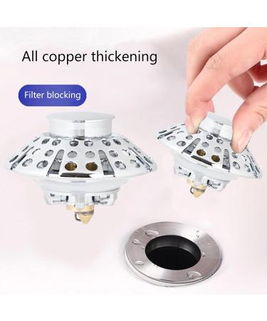 Versatile Sink Stopper Tub Drain Cover Convenient Bathroom Sink Drain Stopper Metal Perfect For Any Bathroom Tub Stopper - Buy Online on SooperMarket.com