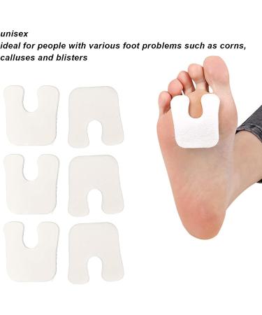 10 Pairs U Shaped Felt Callus Pads - Soft & Comfortable Pain Relief Cushions for Women & Men - Buy Online on SooperMarket.com