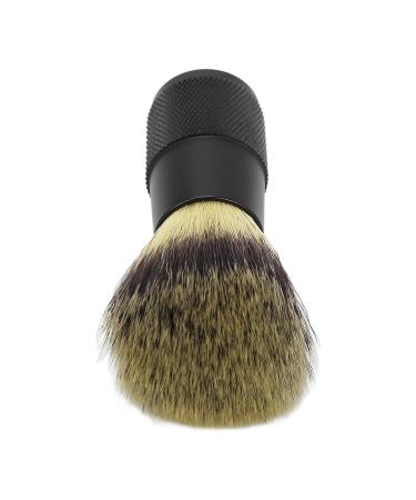 Foaming Synthetic Beard Brush for Men - Soft Cleaning Brush with Black Handle | Premium Quality & Fine Workmanship - Buy Online on SooperMarket.com
