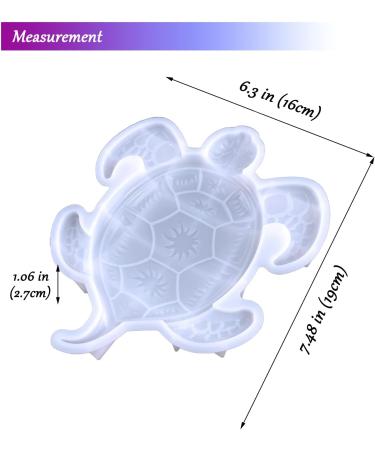 Sea Turtles Silicone Mold - 3D Animal Resin Casting Mould for Home Decor - Buy Online on SooperMarket.com