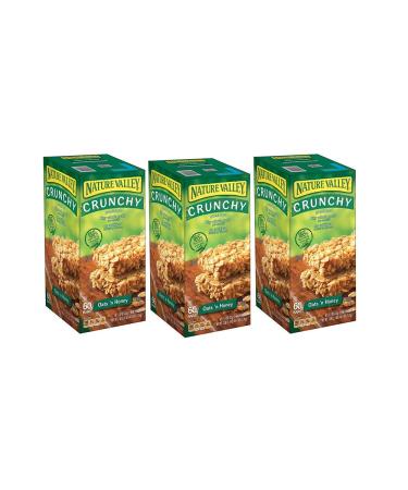 Nature Valley Oats 'N Honey Granola Bars 60 Bars (3 Boxes)