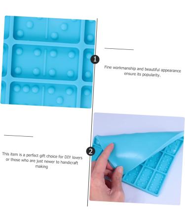 STOBOK Chocolate Molds 2pcs Mold 3D Silica Gel Self Made Chocolate Resin Molds Bluex2pcs 20.5X8.5X0.8CMx2pcs - Buy Online on SooperMarket.com