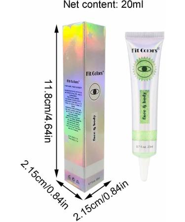 9 Color Glitter Eyeshadow - High Color Rendering Cream Eye Shadow | Stage Shimmer Eye Shadow Cosmetics Kit Puchen 05 - Buy Online on SooperMarket.com