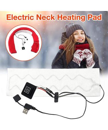 Neck Heating Pad USB - Adjustable Heated Scarf Wraps | 3 Temperature Settings | Winter Outdoor Accessories - Multicolor - Buy Online on SooperMarket.com