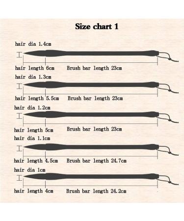 10pcs Large Chinese & Japanese Brush Calligraphy Set for Writing, Painting & Sumi Brushes - Buy Online on SooperMarket.com