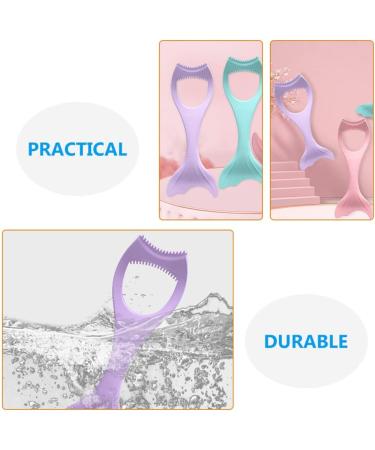 KALLORY Mascara Brush Eyelash Tool Pink Makeup Mascara Applicator Eyelash Makeup Aids Sticker Girl Eyelashes Violet - Buy Online on SooperMarket.com