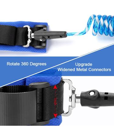 Reflective Blue Kids Wrist Leash | Anti Lost Toddler Safety Harness | 8.2ft Child Leash for 2-10 Year Old Boys - Buy Online on SooperMarket.com