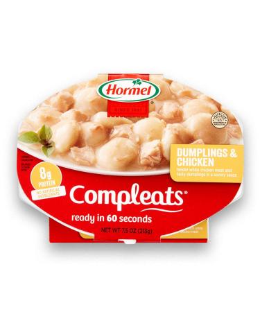Hormel Compleats Dumplings & Chicken, 7.5 Ounce (Pack of 7) Meal