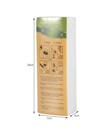 Buy Wax Strips for Hair Removal | 100 Sheets for Legs Arms & Armpits | International Shipping Available - Buy Online on SooperMarket.com