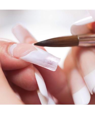 TRIXES French Clear Acrylic Nail Tips - 500 x Nail Extensions in Coffin and Square Shape for DIY Manicure and Gel Vanish - Transparent - Buy Online on SooperMarket.com