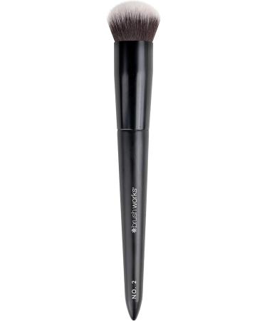Brushworks No. 2 Buffing Foundation Brush - Buy Online on SooperMarket.com