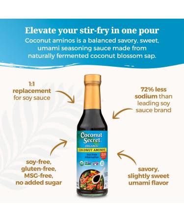 Coconut Secret Coconut Aminos 8 fl oz - 2 Pack - Buy Online on SooperMarket.com