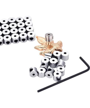 Mudder 100 Pcs Pin Keepers Locking Clasps with Wrench 6x5mm - Secure Your Pins Now - Buy Online on SooperMarket.com