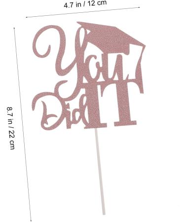 COOLHIYA 10pcs 2021 Graduation Cake Arrangement Graduation Party Supplies Glitter Graduation Pick Class of 2021 Graduation Cupcake Topper High School Grad Trencher Cap Cover Paper Food Golden 13x13.5cm - Buy Online on SooperMarket.com