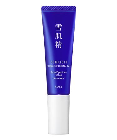SEKKISEI Herbal UV Defense Gel for Face Broad Spectrum Sunscreen SPF40 1 Ounce
