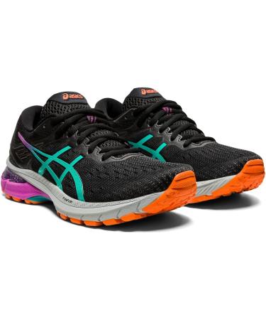 ASICS Women's GT-2000 9 Trail Running Shoes - Size 8, Black/Baltic Jewel - Buy Online on SooperMarket.com