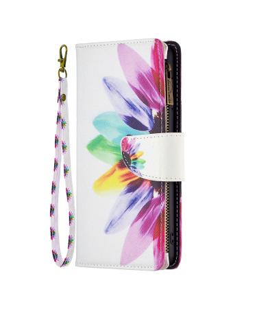 VQWQ mobile phone case for redmi grade 12 per case - protective cover for Redmi Note 12 Pro / Xiaomi Poco X5 Pro leather bag with trapper zipper card case flip -fold cover Magnetic 03 -Sonnenblume Xiaomi Redmi Note 12 Pro / Xiaomi Poco X5 Pro sunflower