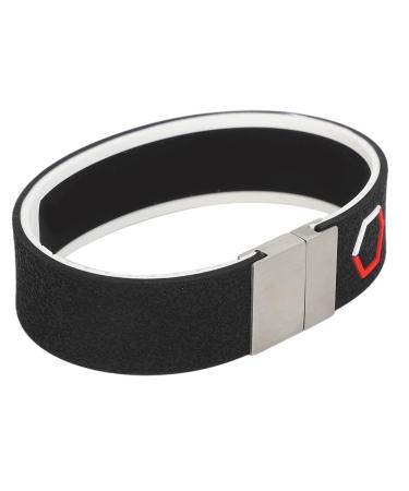 Jauarta antistatic bracelet balance energy anti-fatigue electrostatic removal silicone bracelet with negative ions (black)