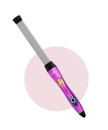 CHOPSTICK STYLER Master Curling Wand Iron, Rectangular 1 inch Ceramic Barrel for Voluminous Wild Beachy or Zig Zag Waves, Professional Curler with Temperature Control for Long & Shorter Hair