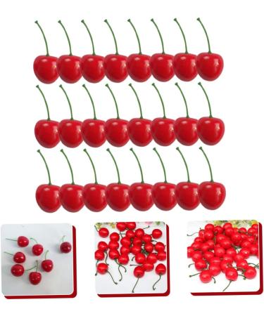 Cabilock 250 Pcs False Cherry Kids Toys Home Decor Fake Fruit Simulated Cherry Decor Fake Cherry Photo Prop for Decor Cherry Desktop Adornment Cherry Ornament Household Child Cherries Foam Redx5pcs 3x3cmx5pcs - Buy Online on SooperMarket.com