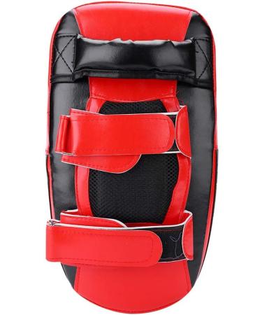 Kickboxing Training Pads | Martial Arts Hand Pads for Men and Women | Boxing Kick Shield in Black & Red - Buy Online on SooperMarket.com