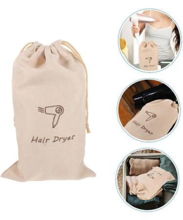 OATIPHO Hair Dryer Bag Multi-use Dryer Portable Draw Pouch Linen Organizer Bag for Storage Linen Hair Dryer Bag - Buy Online on SooperMarket.com
