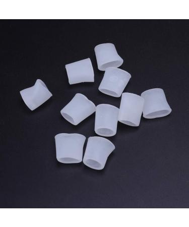 FOMIYES Gel Toe Sleeves Protectors Tube - 5 Pairs for Bunion, Blisters, Corns, Hammer Toes - Cushioned, Breathable Toe Wrap Covers - Toe Separators Brace for Toe Nail Loss and Friction Relief - Buy Online on SooperMarket.com