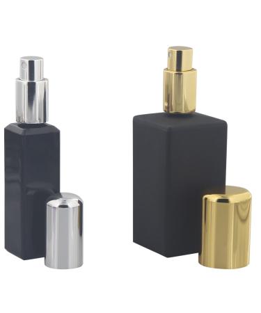 Buy Set of 3 Black 30ml Glass Atomizer Bottles for Perfume - Kosmetex - Buy Online on SooperMarket.com