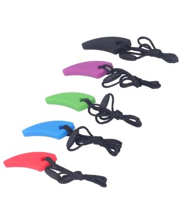 Buy Chew Collar Safety 5 Pack | Tooth Shape Silicone Sensory Relief for Anxiety | Heat Resistant | Worldwide Shipping - Buy Online on SooperMarket.com